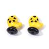 2pcs Christmas Lampwork Beads Cute Glove Snowman Glass Loose Beads For Jewelry Making DIY Bracelet Keychain Chrismas Gifts Decor