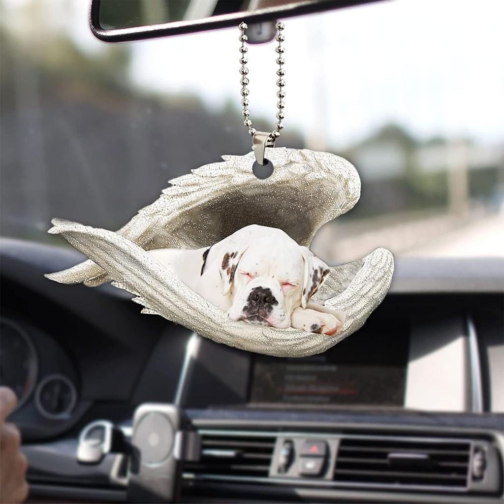Wings Angel Vibrant Car Rearview Mirror Accessory For Pet Lovers Gift Stylish
