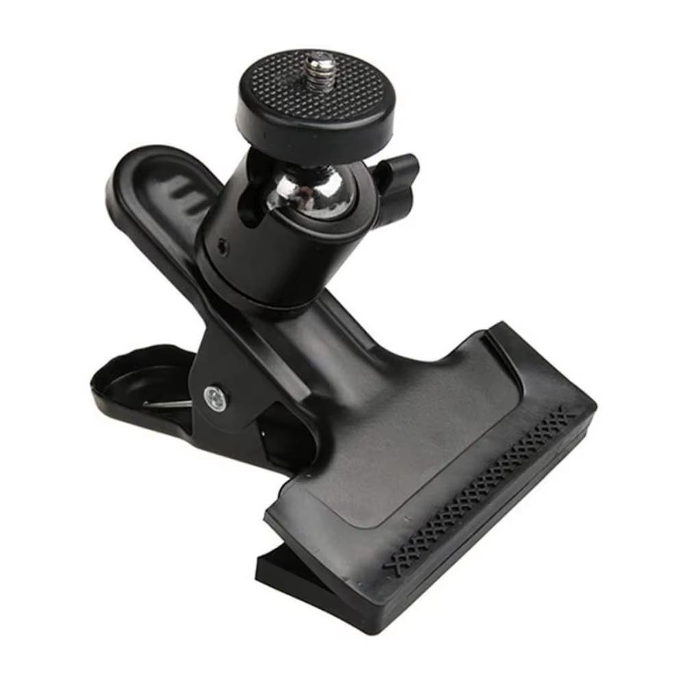 

Camera Clip Clamp Flash Holder Mount with 360 Swivel Photography Ball-Head 1/4 Threaded Screw for gopro dji action Camera