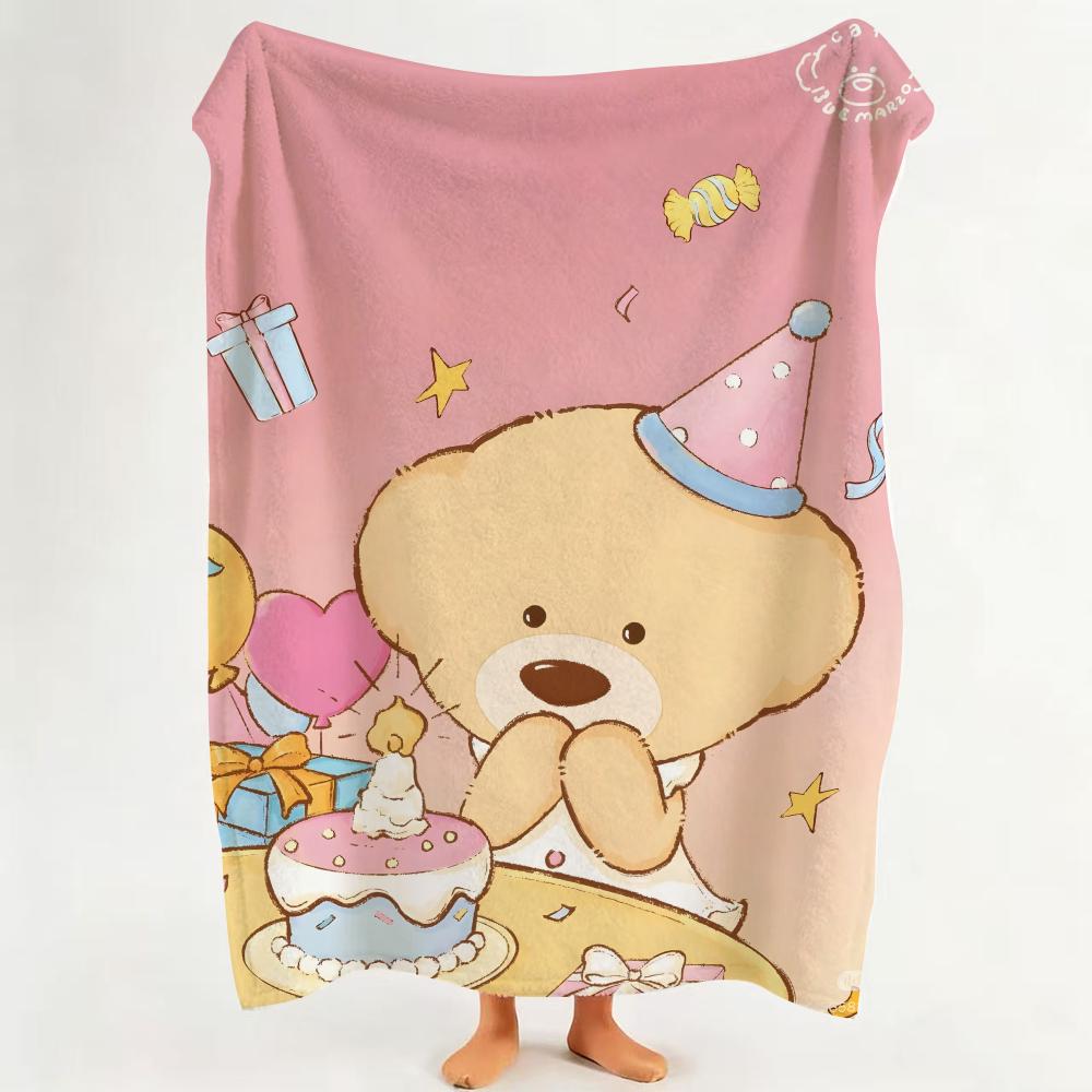

brand 13DE M MARZO Throw Flannel Throw Blanket Suitable for Sofa Living Room Bedroom 75cmx90cm