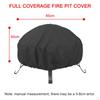 Breathable Fire Cover Oxford Fabric Wear Resistant Outdoor Patio Dust Proof Sun Protect Brazier