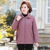 Autumn and Winter Small Cotton-padded Coat with Velvet Double-pocket Lapel Temperament Commuter Ladies Cotton-padded Coat