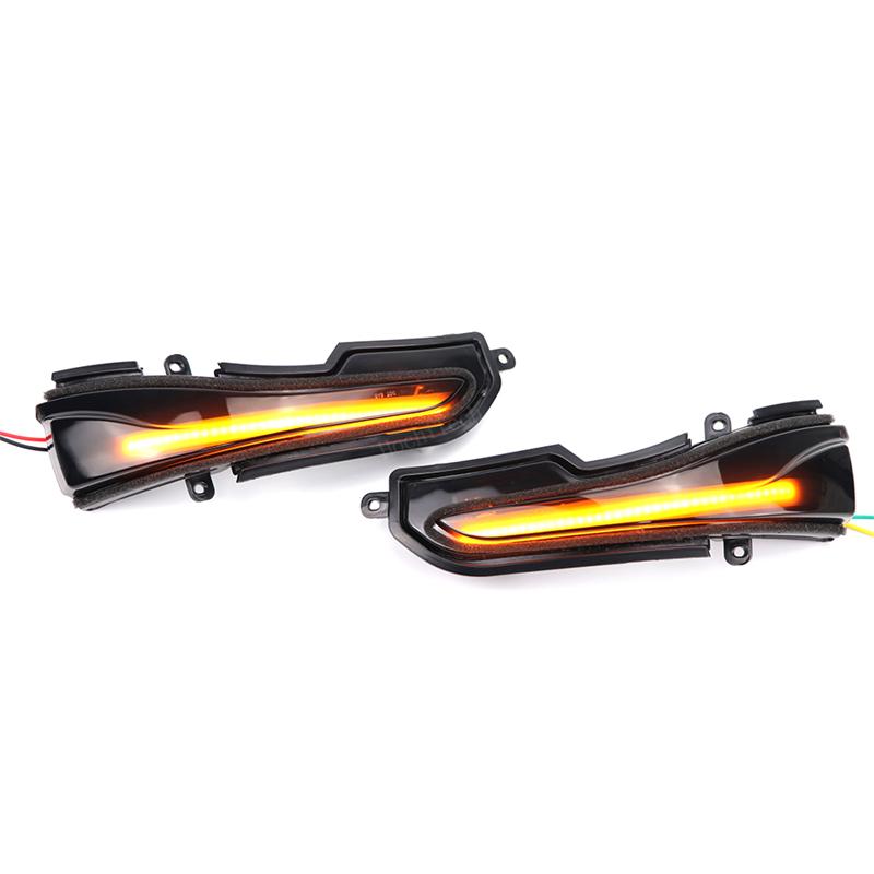 2pcs Flowing Mirror Dynamic LED Turn Signal Light Car Styling For Infiniti Q30 Q50 Q60 Q70 QX30 QX50 QX60 QX70 Skyline
