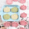 Halloween Baking Essential 3D Pumpkin Cookie Cutters Reusable Plastic Molds For Festives Cookie Cakes And Decorations