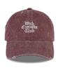 Wig Executive Classic Damaged Pigment Ball Cap - Burgundy