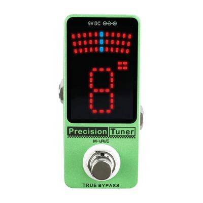 M-VAVE Precision Tuner Pedal LED Display with True Bypass for Chromatic Guitar Bass