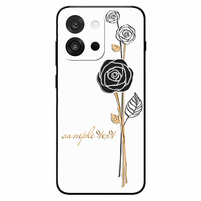 3D Emboss Cases For OnePlus 13T/ 13S Relief Emboss Soft Silicone Back Cover For CPH2723 Relief Funda OnePlus 13s Flower Capa 13T