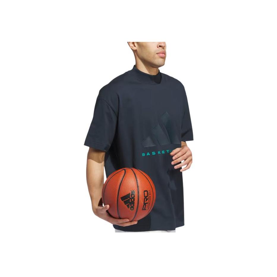 Adidas Basketball Series Cotton T-shirt Men Black JE3764