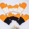 Thickened Winter Mittens All Hand Protection Knit Gloves Geese Design Gloves Handwear All Age Outdoor Activity Essential