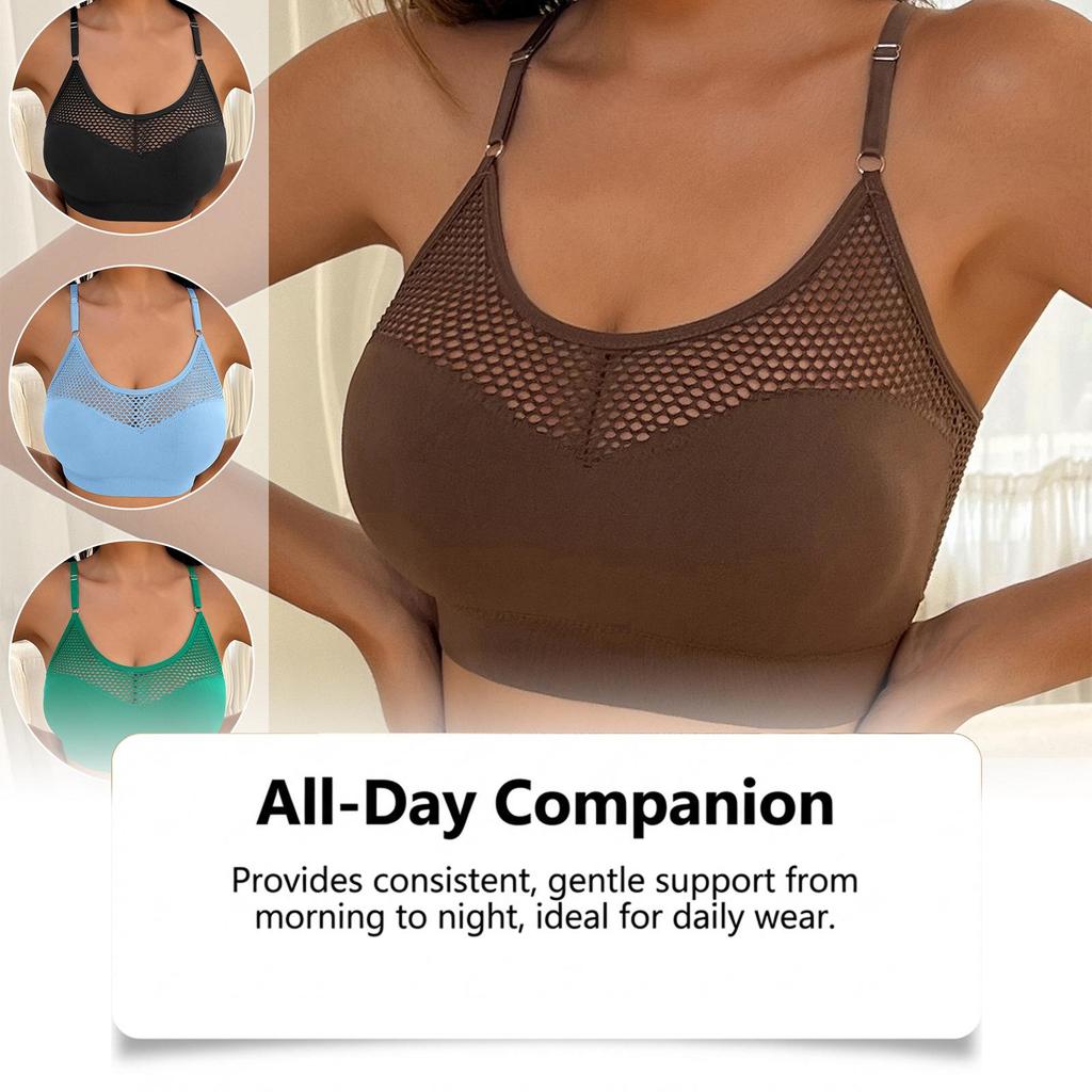 Zeriluna Sexy Netz-Crop-Top: Modische, Ausgesparte, Mehrfarbige, Bequeme, Atmungsaktive Unterwäsche
