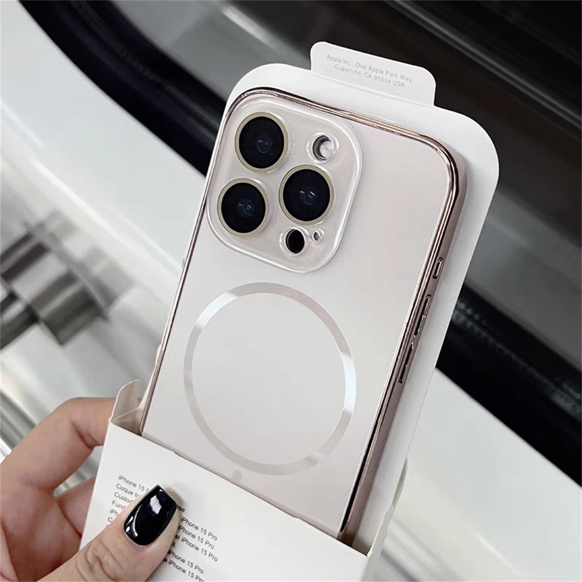 

Нано Матовое Для Magsafe Защитное Стекло для Линзы Чехол Для iPhone 17 Air 16 15 14 13 12 Pro Max Магнитная Беспроводная Зарядка Крышка For iPhone 15