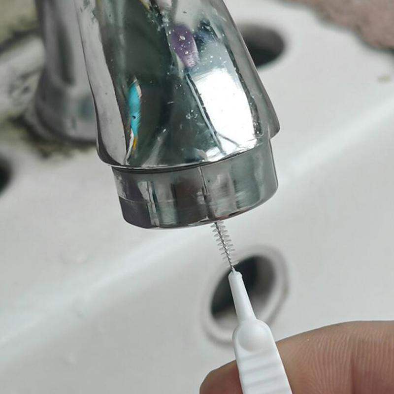 Anti -Blocking Brush Water Faucet Gap Small Brush Shower Spray Head Cleaning Brush