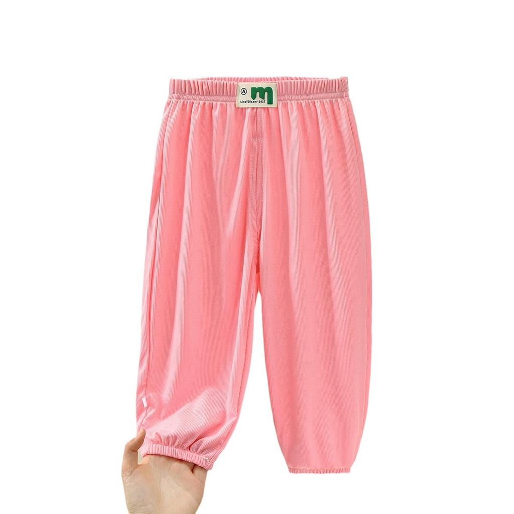 Children's Anti-mosquito Pants Thin Section Boys and Girls Bloomers Small and Medium-sized Children Summer Trousers Boys and Girls Pants Wholesale