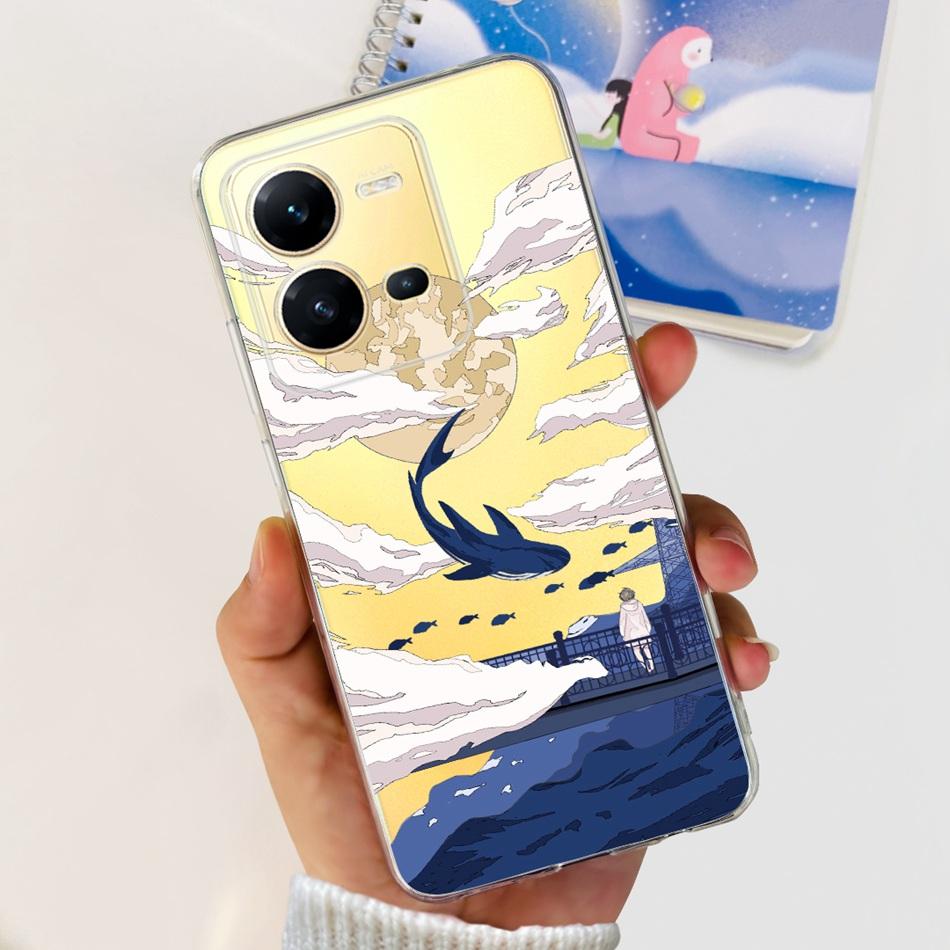 Für Vivo V25 5G Hülle Vivo V25e 4G VivoV25 V 25 25E V2202 V2201 Mode Cooles Muster Weiche Silikon TPU Handyhüllen