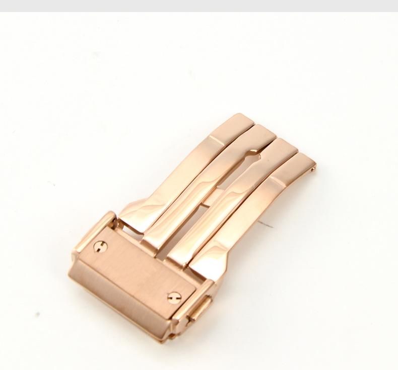 Bytt ut bånd for Hublot Big Bang Classic Fusion 25mm*19mm Spenne 22mm Frosted Leather Watchrem Tilbake Gummiklokkerem