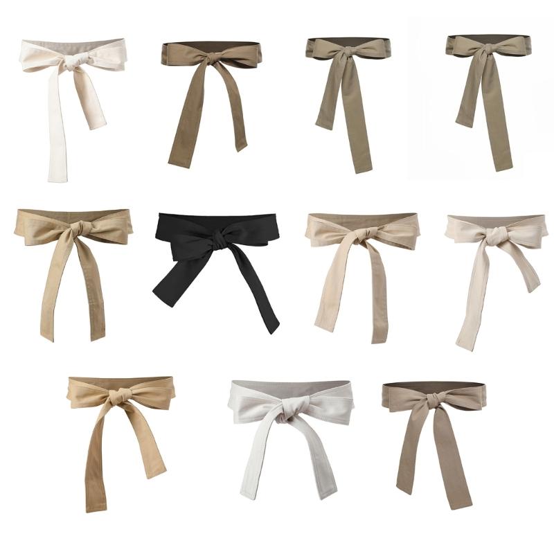 Ribbon Sash Waist Styling Belt Trench Coat Waist Belt All Matching Waist Sash