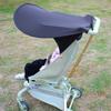 Breathable Strollers Sunshade Awning Pocket Pushchair Canopy for Baby with Easy Installation and Storage Feature