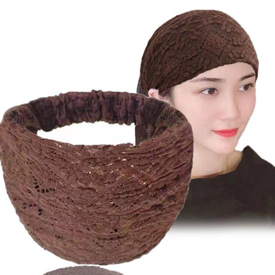 Breites Stirnband, einfarbig, schweißabsorbierender Kopfschmuck, hochelastisch, breiter Kopfwickel, Haarschmuck