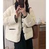 New Winter Blue Cotton Jacket Women's Fragrance Super Nice Thin Cotton-padded Jacket Cotton-padded Jacket