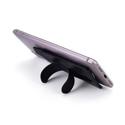 Touch U Shape Silicone Mobile Phone Stand Holder With Card Slot Hot Sale