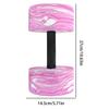 2pcs EVA Water Foam Floating Dumbbell Swimming Pool Water Weight Aerobics Automatic Float Aquatic Barbell Swim Fitness Dumbbell