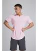 Men's Autumn Fitness Half Tight Short-Sleeve Striped Sports T-Shirt for Basketball & Running