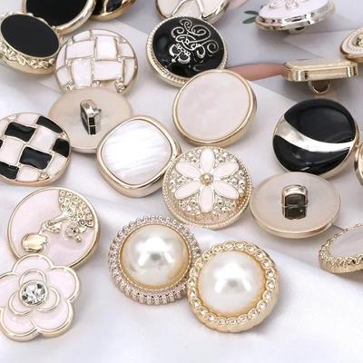 10 Bucăți Nasturi Frumoși cu Picioruș 21/25Mm Mari Nasturi cu Model Frumos Palton Jachetă de Vânt Accesorii de Îmbrăcăminte