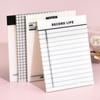 50Sheets Blank Grid Transparent Sticky Note Pads Waterproof Self-Adhesive Memo Notepad School Office Supplies Stationery planner