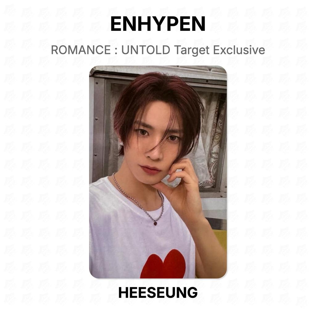 ENHYPEN ROMANCE : UNTOLD Target Exclusive Official Photocard