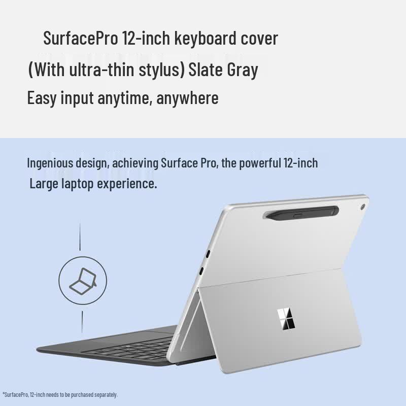 Microsoft Surface Pro Keyboard Cover with Slim Pen