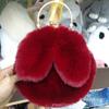 Plush rabbit bag female oblique cross Korean version cute portable fluffy bag autumn and winter new rabbit ear clip bag clip bag