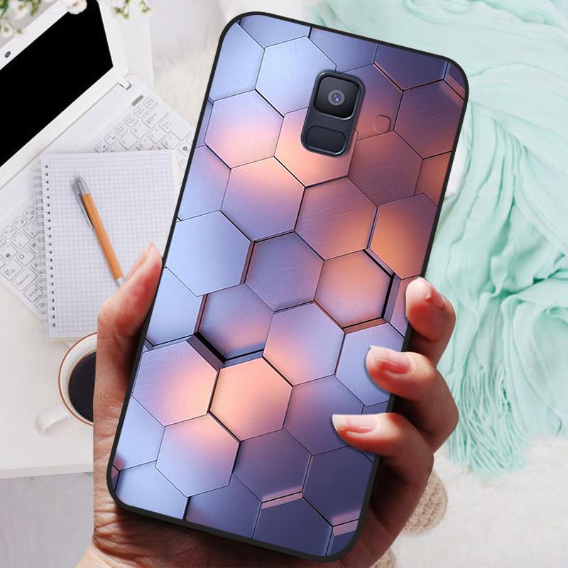 Für Samsung Galaxy A8 Plus 2018 Hülle Schwarze Abdeckung Löwe Wolf Silikon Weiche Rückseite Hüllen Für Samsung A8 2018 A530 A530F Handyhülle