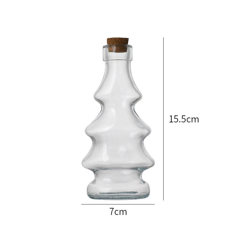 DIY Cork Star Wishing Drift Bottle - Clear Glass Ocean Lucky Star Bottle