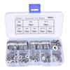 180pcs Solid Construction Flat Washer Assortment Sump Plug Washer  Outdoor Construction