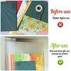 A84E-30 Piece Scrapbook Paper Storage Box With Adhesive Index Labels Craft Paper Storage For Vinyl Paper File Photos