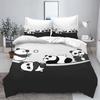 Panda Duvet Cover Set 3D Children'S Bedding Set Cotton Covers 3-Piece 1 Quilt Cover 100% Polyester Home Decor