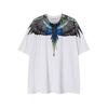 MB Gradient Wings T Shirt Men Women Loose Casual Short Sleeve Tee