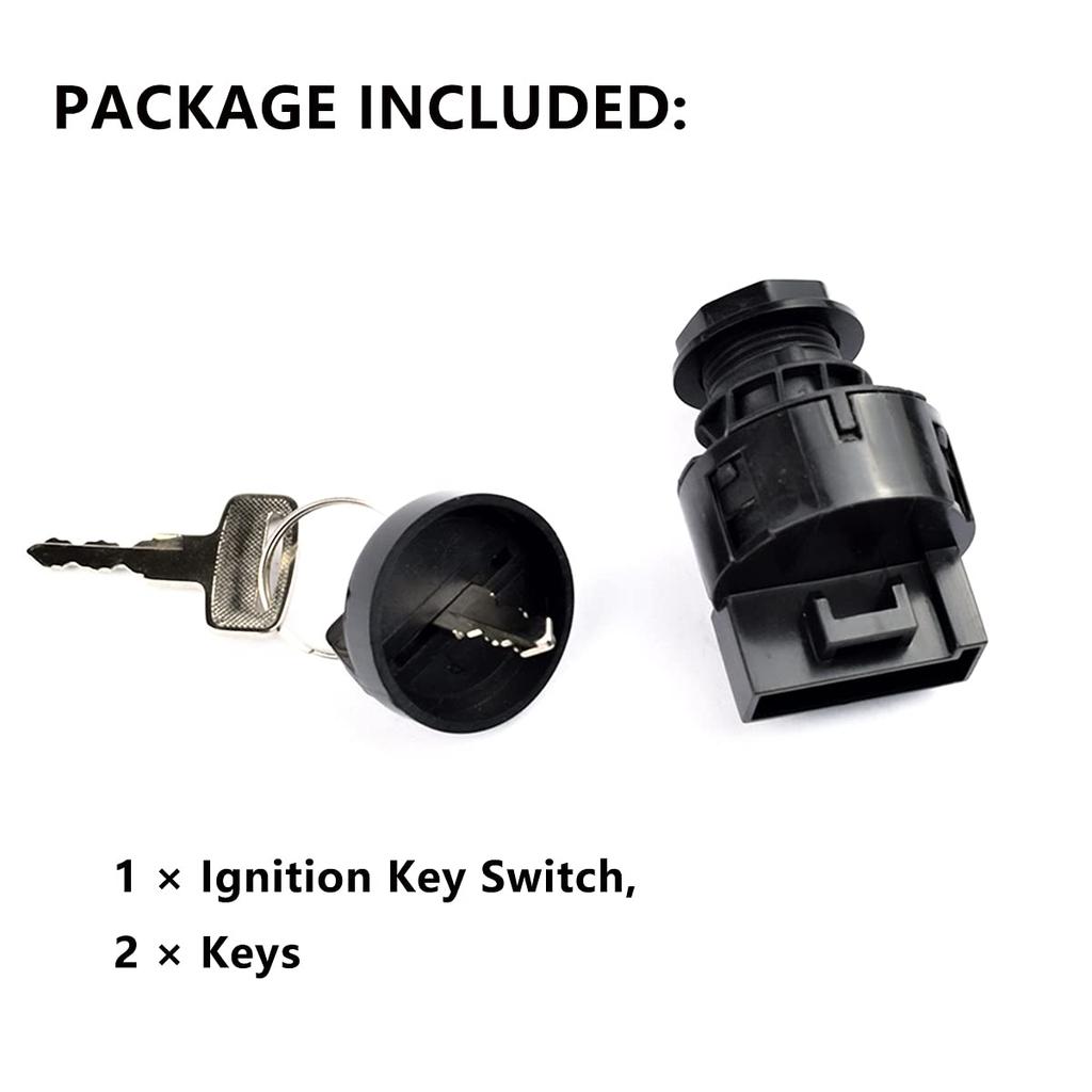 Ignition Key Switch Compatible With Polaris Sportsman 400 500 570 600 700 800 Ranger 400 425 500 570 700 800 900 1000 RZR 570 800 900 XP 1000 Replace