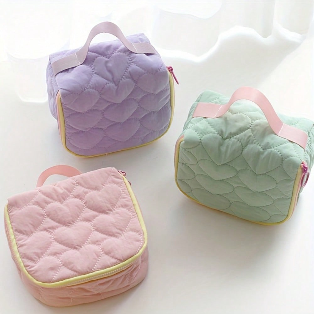 1pcs Large Capacity Makeup Storage Bag, Travel Portable Waterproof Wash Bag, Portable Hanging Suitcase With Dry And Wet Separation