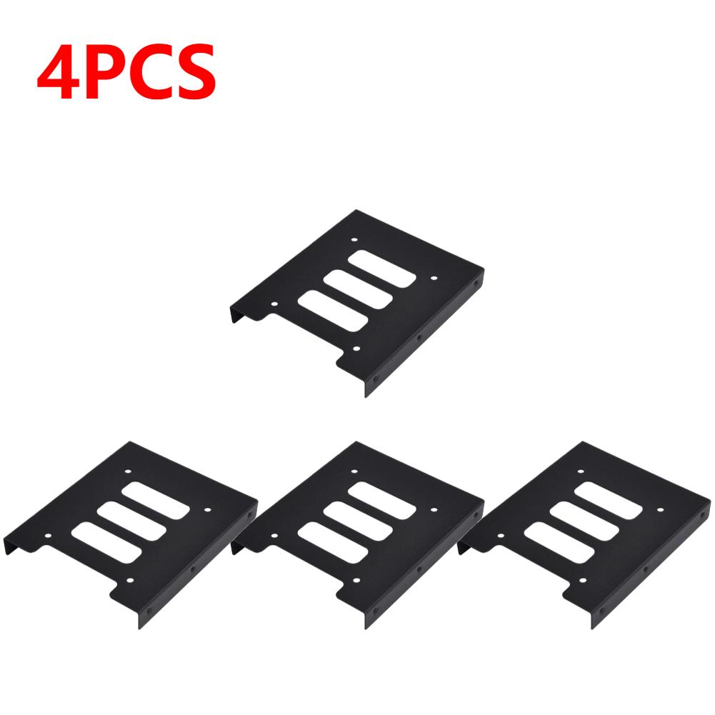2.5 Inch To 3.5 Inch Mounting Bracket Hard Drive Adapter SSD HDD Holder Metal Mounting Adapter for PC Hard Drive Enclosure