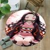 1pc Nezouko  Carpet, Round Rug, Comfortable, Suitable for Entryways, Living Rooms, Office, And Bedrooms, Christmas Decoration
