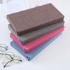 Linen 6 Slots Glasses Case Anti Pressure Eyeglass Display Box Glasses Storage Box  For Women Men