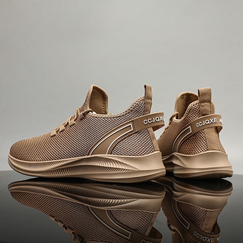 Sports Shoes for Men Shoes Sneakers Black Shoes Casual Men Knit Sneakers Breathable Athletic Running Walking Gym Shoes