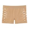 Women's Simple Solid Color Geometric Hollow Boxer Briefs Comfortable and Breathable Women's Underwear