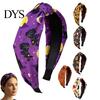 Daily Makeup Face Washing Headband Halloween Headbands for Women Girls, Wide Knotted with Witch Spider Web Themed Hair Styling Tools Ghost Pumpkin,