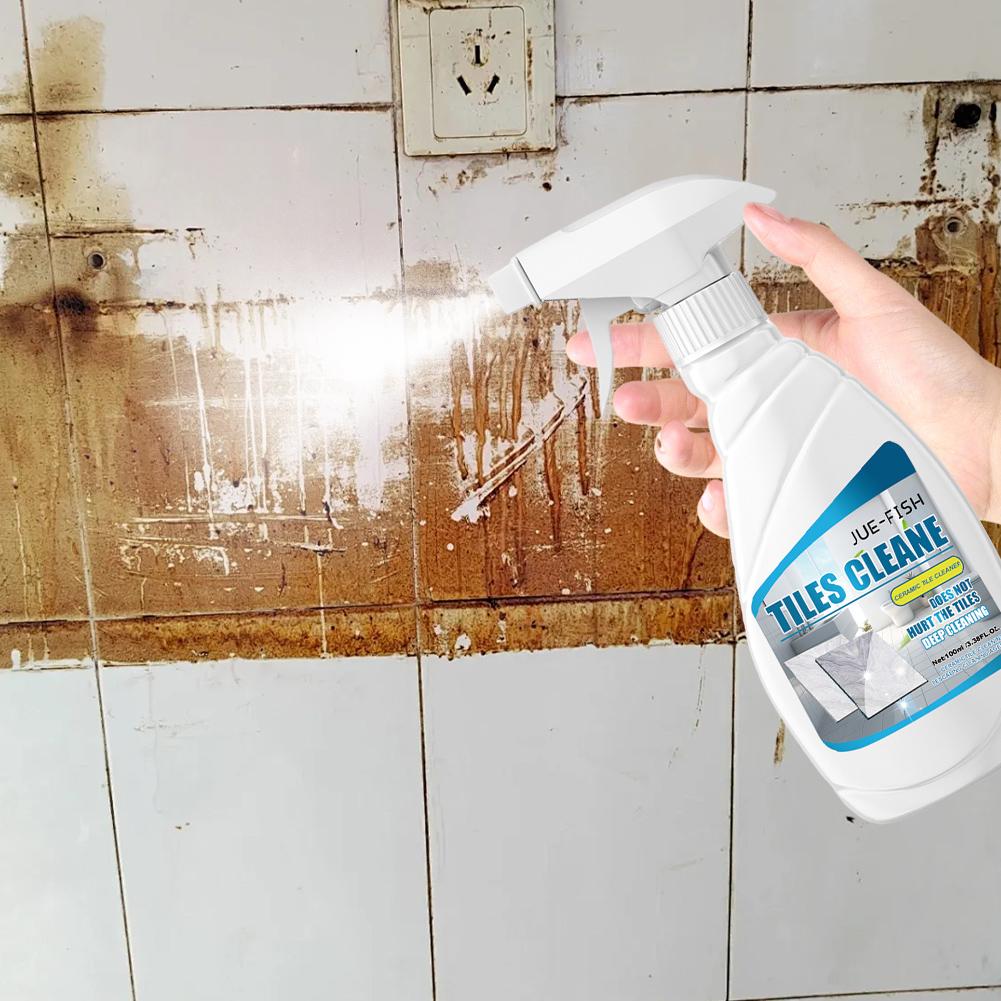 100ml Tile Grout Cleaner Sprayer Tile & Grout Cleaner Grout Cleaning Sprayer Tile Cleaner Liquid for All Types of Tiles