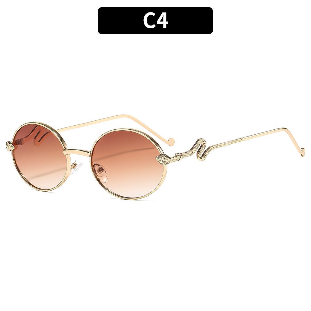

JYL TS Square Sunglasses Unisex UV Protection Big Frame Slim 977 A-8454 телесный