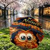 Personalisierter Garfield-Druckschirm mit individuellem Namen, Automatisches Öffnen und Schließen, Stabiler 8-Rippen-Rahmen, Für Pendeln, Camping, Wandern, Geburtstagsgeschenk