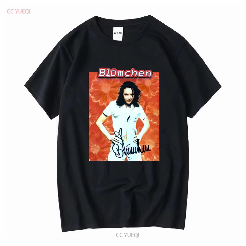 Vintage 1997 Blümchen Jasmin Wagner T Shirt Classic White S 5XL SS7384 long sleeves vintage Washed streetwear Stylish