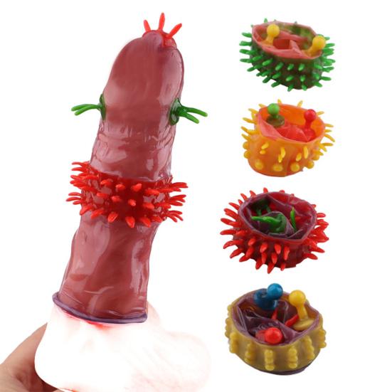 Adult Condom Long Lasting Universal Elastic Couple Adult Sex Toys G-point Condoms for Personal Use